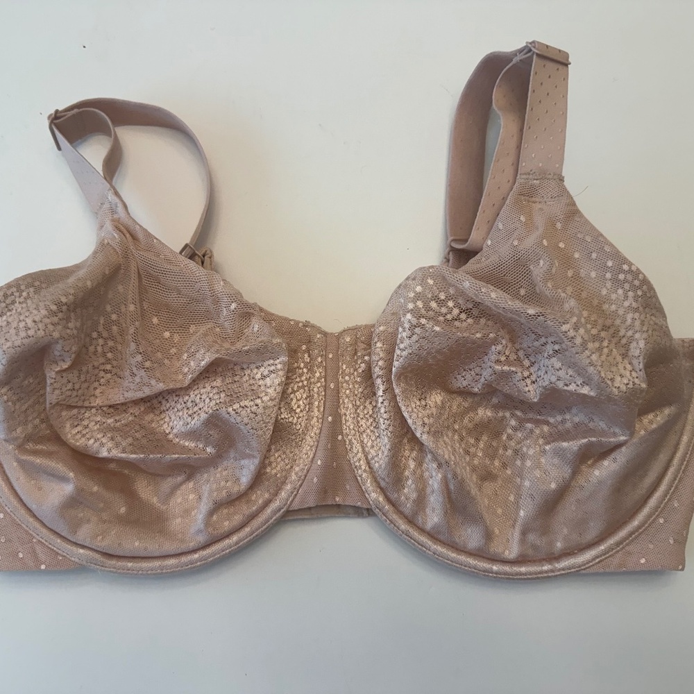 Wacoal Back Appeal Smoothing Bra size 34G Rose Dust